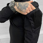 Чоловічий міцний Костюм SWAT Убакс + Штани з Наколінниками / Польова Форма ріп-стоп чорна розмір XL - зображення 3