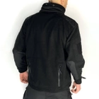 Мужская флисовая Кофта с усиленными вставками и вентиляционными молниями / Флиска черная размер XL - изображение 3