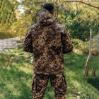 Утеплений чоловічий Костюм SoftShell на флісі / Комплект Куртка з капюшоном + Штани піксель розмір 3XL - зображення 6