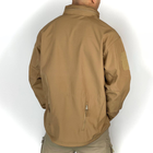 Чоловіча флісова Куртка Softshell з капюшном та вентиляційними блискавками койот розмір XL - зображення 3