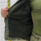 Чоловічий демісезонний Костюм "Горка" Куртка + Штани / Утеплена Польова форма на флісі саржа олива розмір L - зображення 8