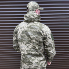 Чоловіча польова Куртка із кишенями та липучками під шеврони ріп-стоп піксель розмір 2XL - зображення 6