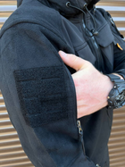 Чоловіча Флісова Куртка з Захисними накладками та вентиляційними пазухами чорна розмір XL - зображення 7