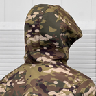 Демісезонна чоловіча Куртка SoftShell з капюшоном та додатковими кишенями мультикам розмір M - зображення 4