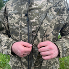 Чоловіча польова Куртка «Горка» із кишенями та липучками під шеврони ріп-стоп піксель розмір 56-58 - зображення 5
