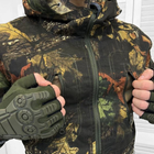 Легкий Мужской Костюм Куртка с капюшоном + Брюки / Форма камуфляж с имитацией листьев размер XL - изображение 5