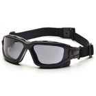 Защитные очки Pyramex i-Force XL с Термопакетом и Anti-Fog покрытием серые - изображение 1