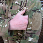 Утепленная мужская флисовая кофта с капюшоном и липучками под шевроны / Флиска с принтом мультикам размер XL - изображение 5