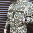 Чоловічий статутний костюм із матеріалу ріп-стоп / Форма з піксельним принтом розмір 52 - зображення 3