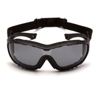 Защитные очки Pyramex V3T с покрытием Anti-Fog и Уплотнителем серые - изображение 2