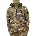 Чоловічий демісезонний Костюм Куртка + Штани / Польова форма Softshell на флісі мультикам розмір M - зображення 1