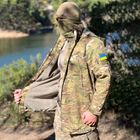 Мужская демисезонная Куртка CORDURA флисы с Капюшоном и Липучками под шевроны мультикам размер L - изображение 1