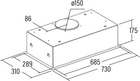 Витяжка Cata GCB 73 X (8422248108461) - зображення 2