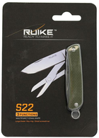 Нож складной карманный Ruike S22-G (Slip joint, 53/122 мм) - изображение 4