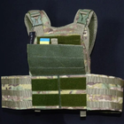 Плитоноска-жилет тактическая военная кордура Kirasa KI104 камуфляж - изображение 3