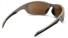 Спортивні, стрілецькі окуляри Venture Gear Tactical HOWITZER Bronze (3ХОВИ-50) - зображення 4