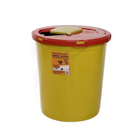 Контейнер для утилизации медицинских отходов 25 л, вторичный пластик, желтый - изображение 2