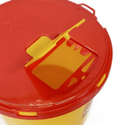 Контейнер для медичних відходів Afacan Plastik 7 л жовтий - зображення 5