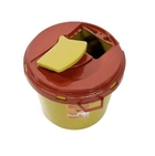 Контейнер для медицинских отходов 3.5 л, вторичный пластик, желтый - изображение 2