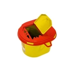 Контейнер для медицинских отходов 1.3 л, вторичный пластик, желтый - изображение 3