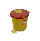 Контейнер для утилизации медицинских отходов 10 л, вторичный пластик, желтый - изображение 4