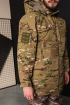 Демісезонна чоловіча Куртка з капюшоном на флісі мультикам розмір XXXL - зображення 6