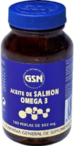 Suplement diety GSN Aceite De Salmon Omega-3 180 kapsułek (8426609020065)