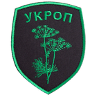 Шеврон нашивка на липучке Батальйон Укроп 8х10 см зеленый (800029728*003) TM IDEIA - изображение 1