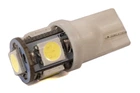 Світлодіодна лампа AllLight T10 5 діодів W2, 1x9, 5d 24V WHITE