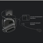 Навушники тактичні активні з мікрофоном Earmor M32 і кріпленням для шолома жабки - изображение 5