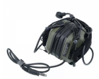 Навушники тактичні активні з мікрофоном Earmor M32 і кріпленням для шолома жабки - изображение 6