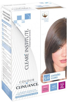 Farba kremowa z utleniaczem Cleare Institute Colour Clinuance 5.0 Light Chestnut 170 ml (8429449031147) - obraz 1