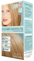 Farba kremowa z utleniaczem Cleare Institute Colour Clinuance 8.0 Light Blonde 170 ml (8429449031208) - obraz 1
