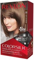 Farba kremowa bez utleniacza do włosów Revlon Colorsilk Ammonia Free 50 Light Ash Brown 60 ml (309978695509) - obraz 1