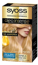 Крем-фарба для волосся з окислювачем Syoss Oleo Intense Permanent Hair Color 10-00 Very Light Blonde 70 мл (8410436389648) - зображення 1