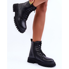 Жіночі черевики високі Vinceza Poonah 37 Чорні (5905677680065) - зображення 4