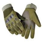 Перчатки тактические полнопалые Eagle Tactical ET-12 Green L (3_02382) - изображение 2