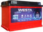Автомобільний акумулятор WESTA 6CT-78 А RED EFB