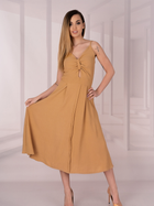 Sukienka letnia Merribel Molinen L Camel (5907621620707) - obraz 3