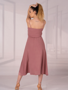 Sukienka letnia damska midi Merribel Molinen XL Różowa (5907621620752) - obraz 2