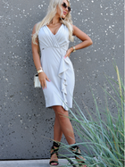 Sukienka ołówkowa damska elegancka Merribel Fenita L Szara (5907621627546) - obraz 4