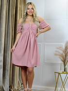 Sukienka damska letnia Merribel Nidlania One size Różowa (5907621630676) - obraz 4