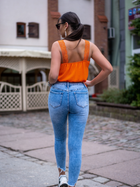 Bluzka damska na ramiączkach Merribel Kefaloni One size Pomarańczowa (5907621625658) - obraz 2