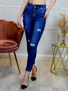 Spodnie jeansowe Merribel Bohoola S Granatowe (5907621631505) - obraz 1