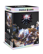 Puzzle Good Loot Wiedźmin Geralt & Triss in Battle 1000 elementów (5908305233619) - obraz 3
