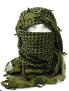 Тактичний арафатка шарф від сонця шемаг Tactic військова арафатка шарф олива (arafat-olive) - зображення 2