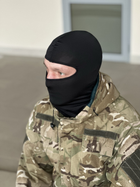Універсальна тактична балаклава підшоломник Tactic маска балаклава військова Чорна (balaclava-black) - зображення 3