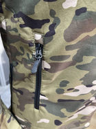 Куртка тактична на флісі, Мультикам, розмір M, підкладка - фліс, демісезонна куртка для військових - зображення 6