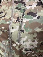 Куртка тактическая зимняя Softshell Single Sword Мультикам S - изображение 10