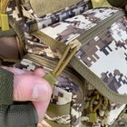 Тактична військова поясна сумка водонепроникна на стегно 2л 30 х 22 см Камуфляж - зображення 3